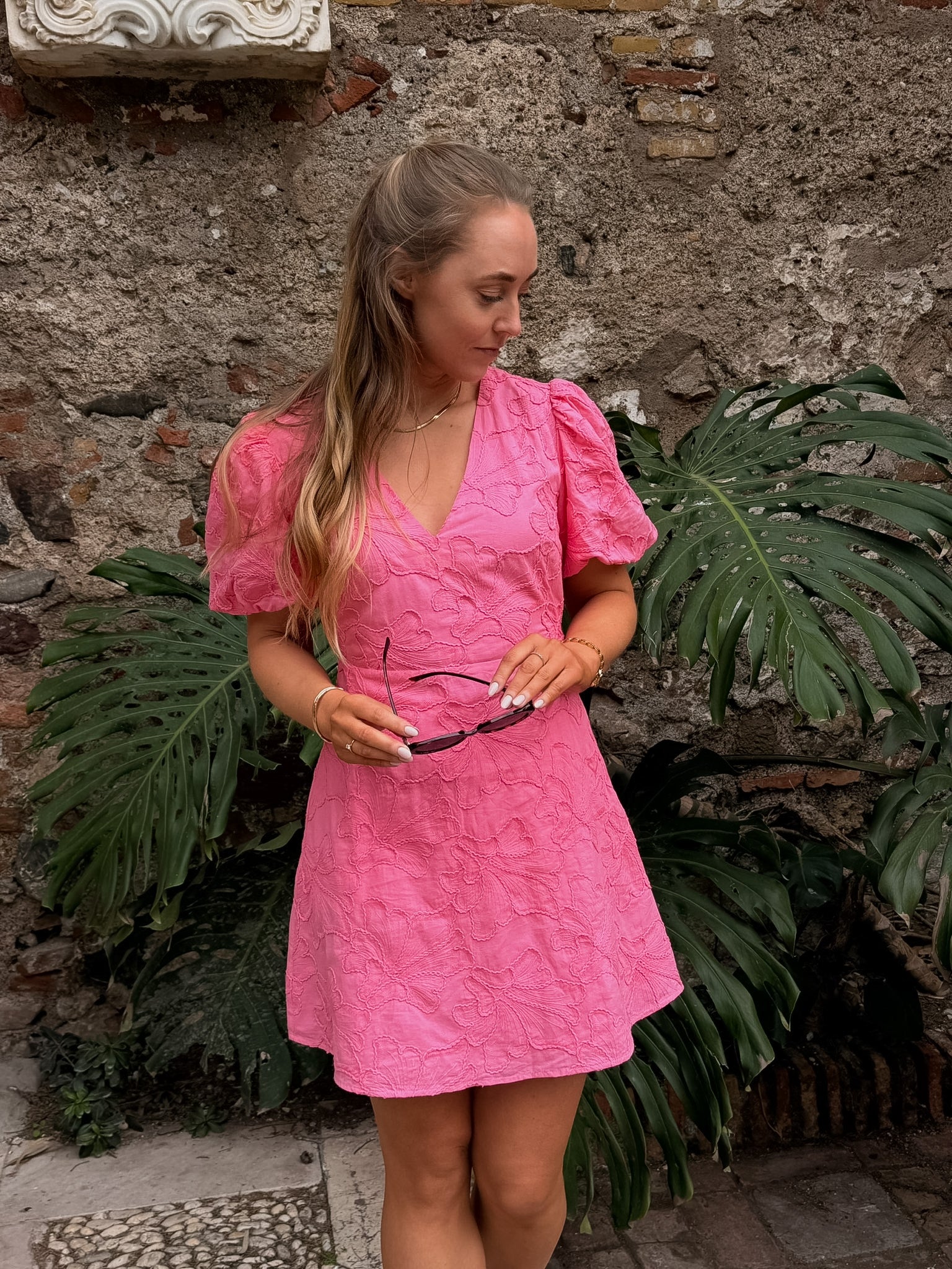 VMANN Short Dress - Pink Cosmos